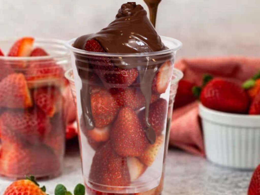 Strawberry NUTELLA CUP