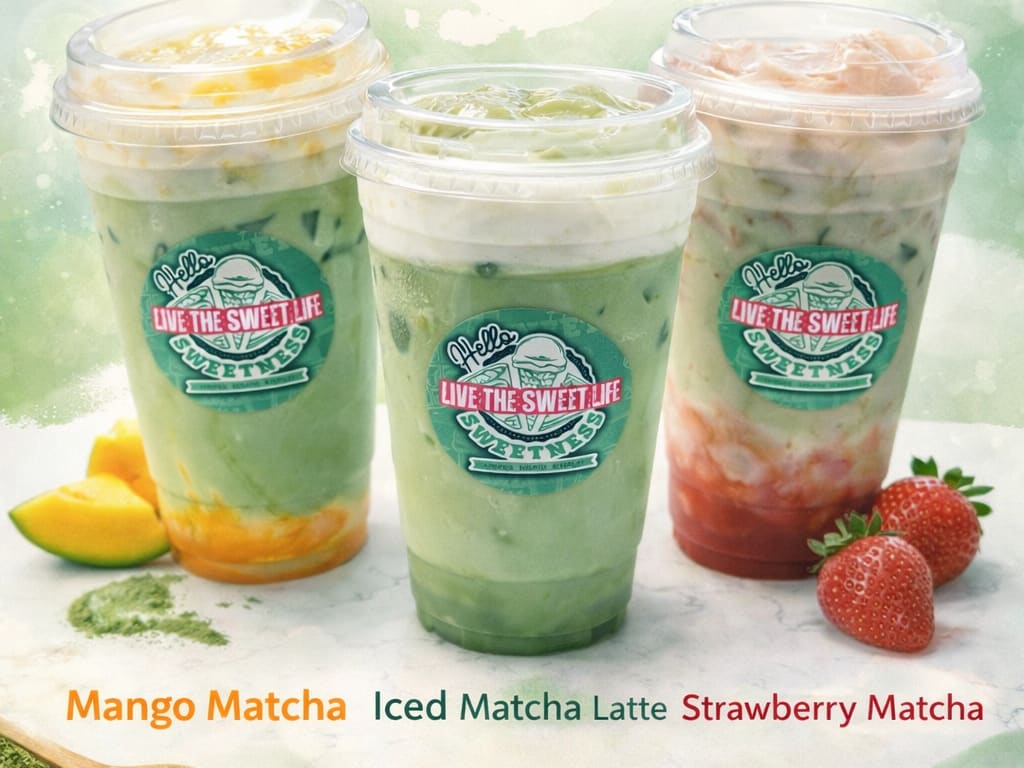MANGO ICED MATCHA