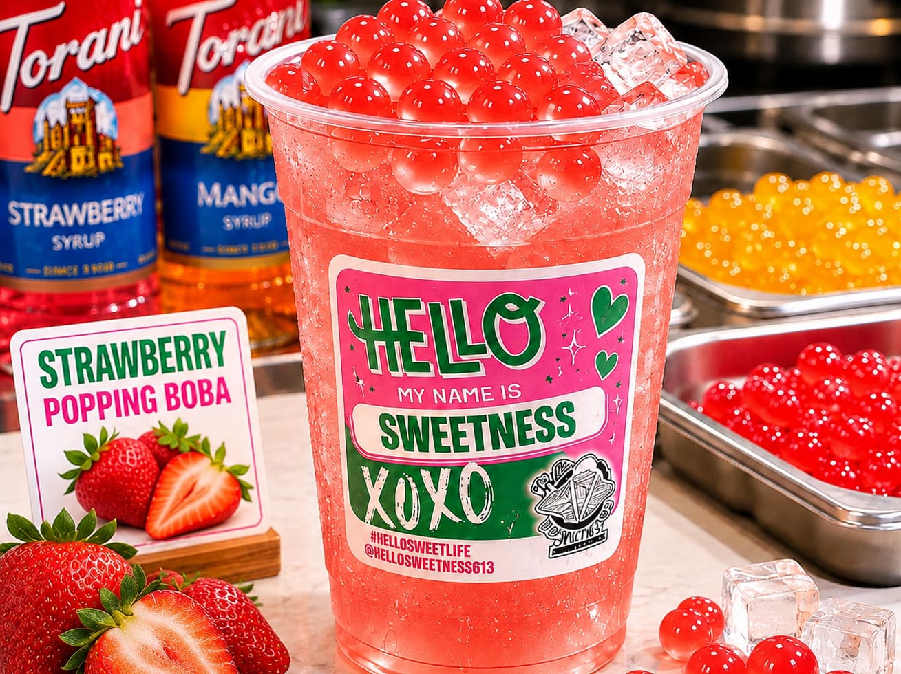 STRAWBERRY POPPING
