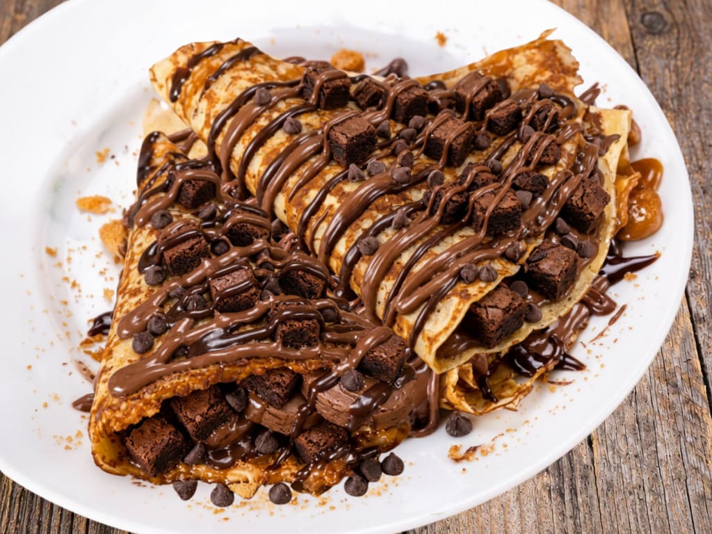 Crepe Brownie Paradise